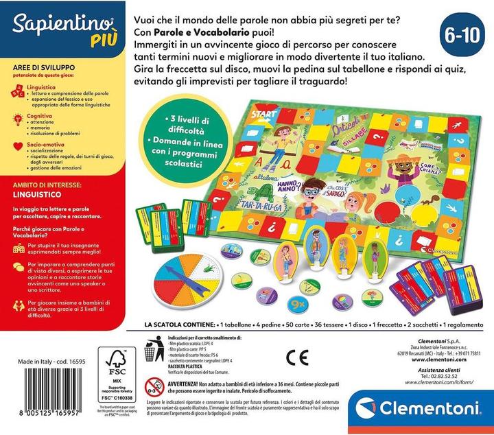 Immagine prodotto Clementoni Gioco Educativo Sapientino Parole e