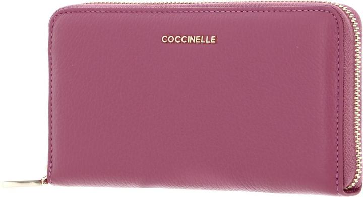Actual product image Coccinelle Metallic Soft Wallet Grained Leather