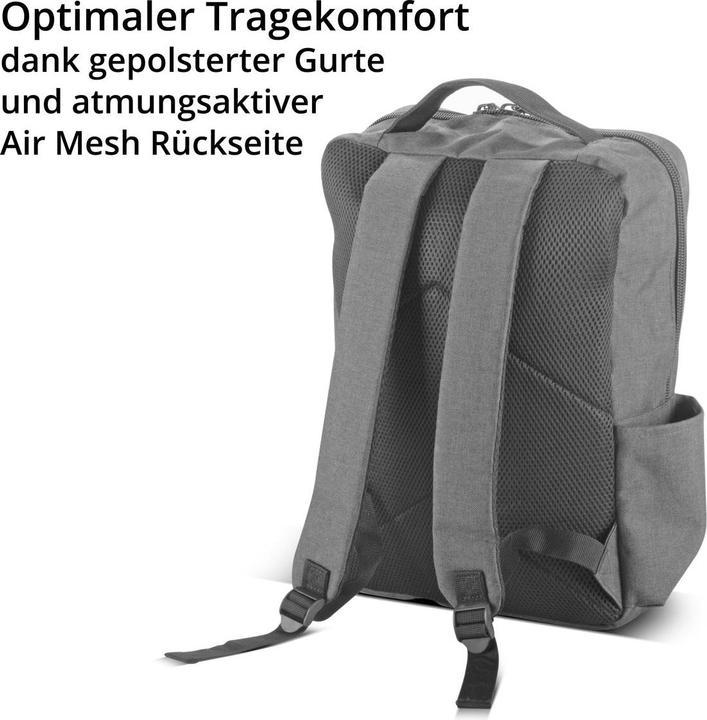 Image du produit Stahlwerk Sac à dos pour ordinateur portable Sac à dos pour ordinateur portable Sac à dos de travail avec (15 l)