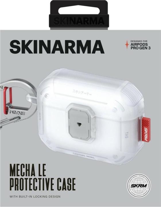Produktbild Skinarma Case Mecha LE for AirPods Pro 3 transparent (Kopfhörer Hülle)