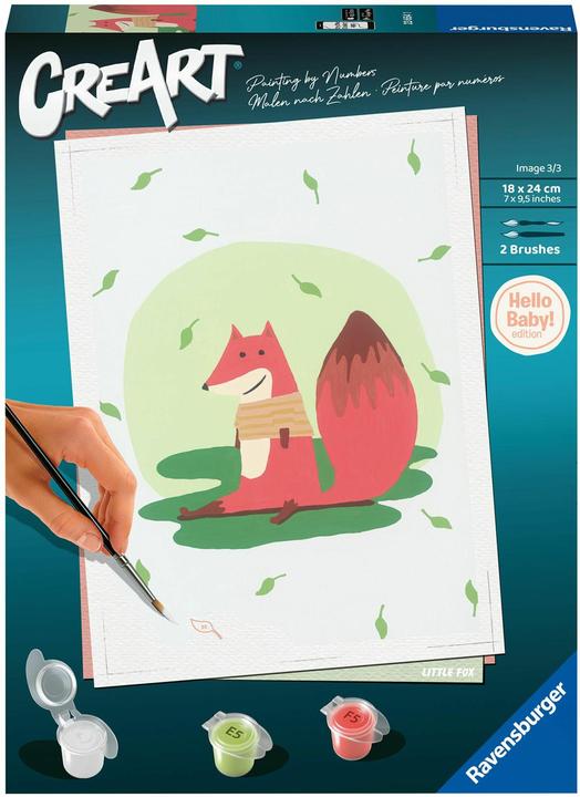 Produktbild Ravensburger CreArt Hello Baby: Little Fox