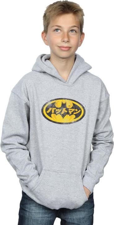 Produktbild Batman Japanese Logo Yellow Kapuzenpullover Jungen (128)