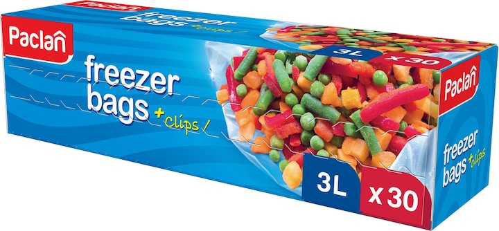 Paclan FREEZER BAGS 3LX30PCS 451040 (1 x)