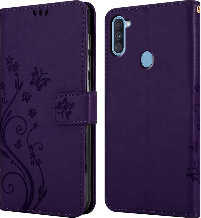 Produktbild Cadorabo Flower Book Cover (Samsung Galaxy A11, Samsung Galaxy M11)