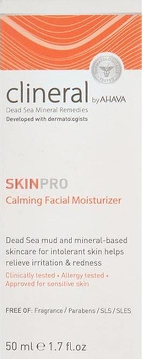 Actual product image Ahava CLINERAL Calming Facial Moisturizer (50 ml, 24h cream)