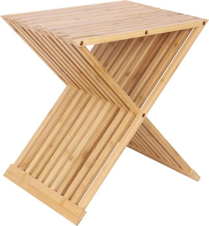 Produktbild Relaxdays GmbH Pflanzenhocker klappbar Bambus