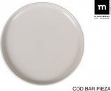 La Mer Teller flach, 27 cm, elfenbeinfarben, nordisch glä (1x, 27 cm)