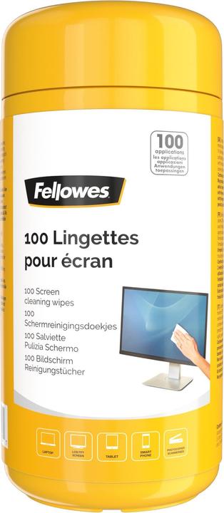 Fellowes Lingettes de nettoyage pour écran (100 x)