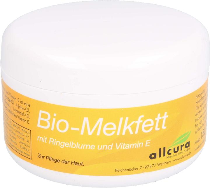 Image du produit Allcura Graisse à traire bio au calendula et à la vitamine E, 150 ml de crème (150 ml)