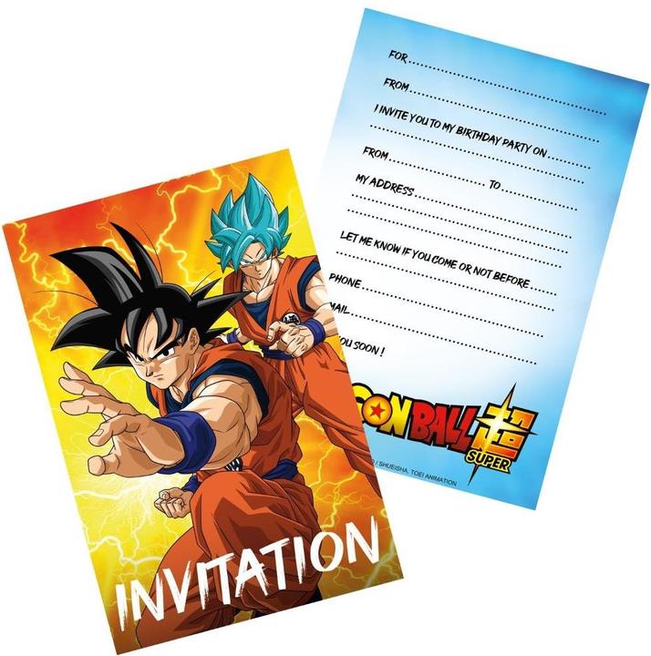 Immagine prodotto Dragon Ball Set di inviti di Z (5 pz.)