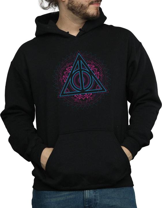 Produktbild Neon Deathly Hallows Kapuzenpullover (XXL)