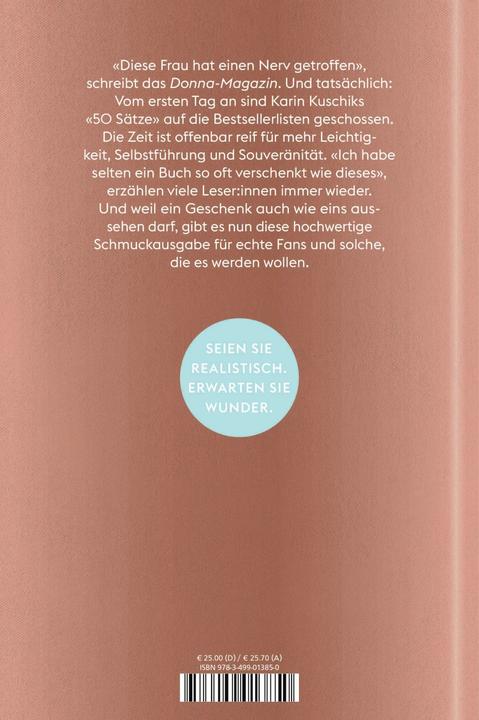 Immagine prodotto 50 Sätze, die das Leben leichter machen (Tedesco, Karin Kuschik, 2023)