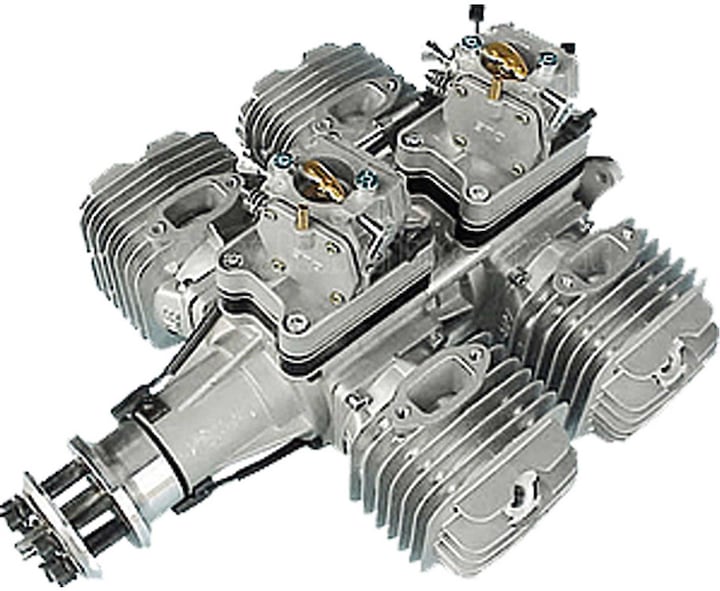 DLE Engine DLE Engines DLE 222 4-Zylinder Benzin Motor "Original" mit Inspektion