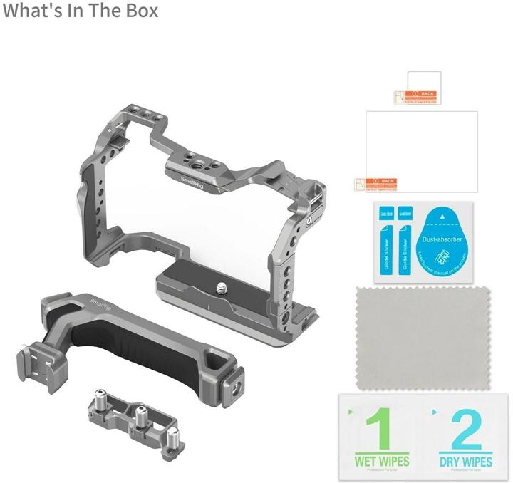 Immagine prodotto SmallRig 5029 Kit gabbia a sgancio rapido HawkLock per Canon EOS R5 Marchio (Gabbietta)