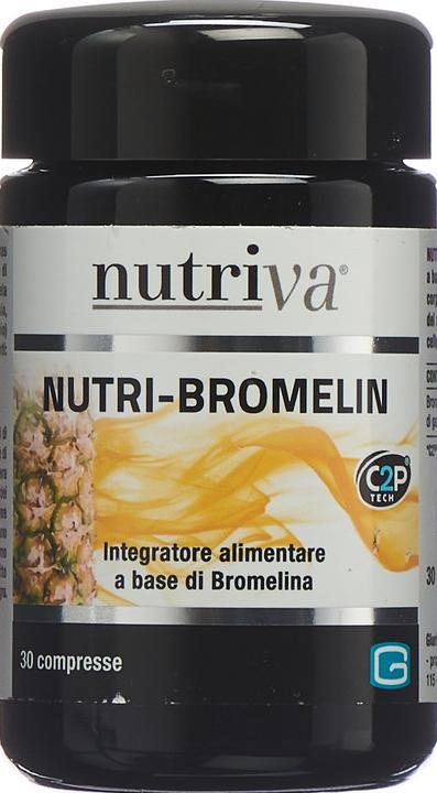 Produktbild Nutriva Nutri-Bromelin Tabl (30 Stück, Tabletten, 170 g)