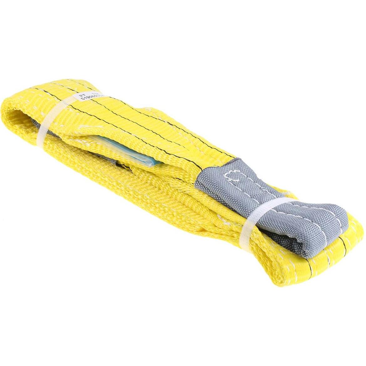 Thumbnail - Rs Pro, Fördertechnik, Yellow duplex webbing sling,1m 3ton