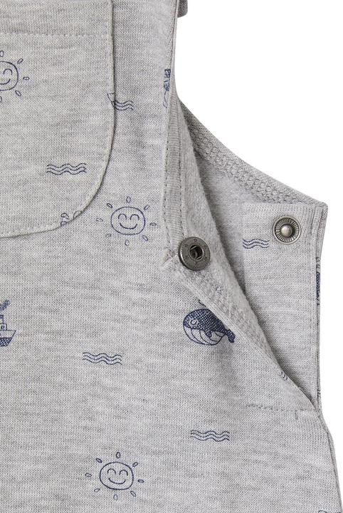 Produktbild Vertbaudet Baby Sweat-Latzhose, maritimer Print (62)