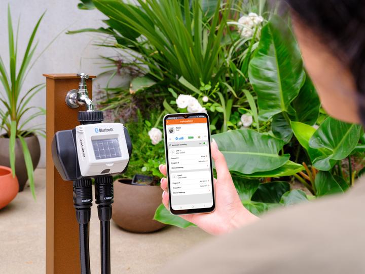 Actual product image Claber Dual myAquaSolar (Irrigation computer)