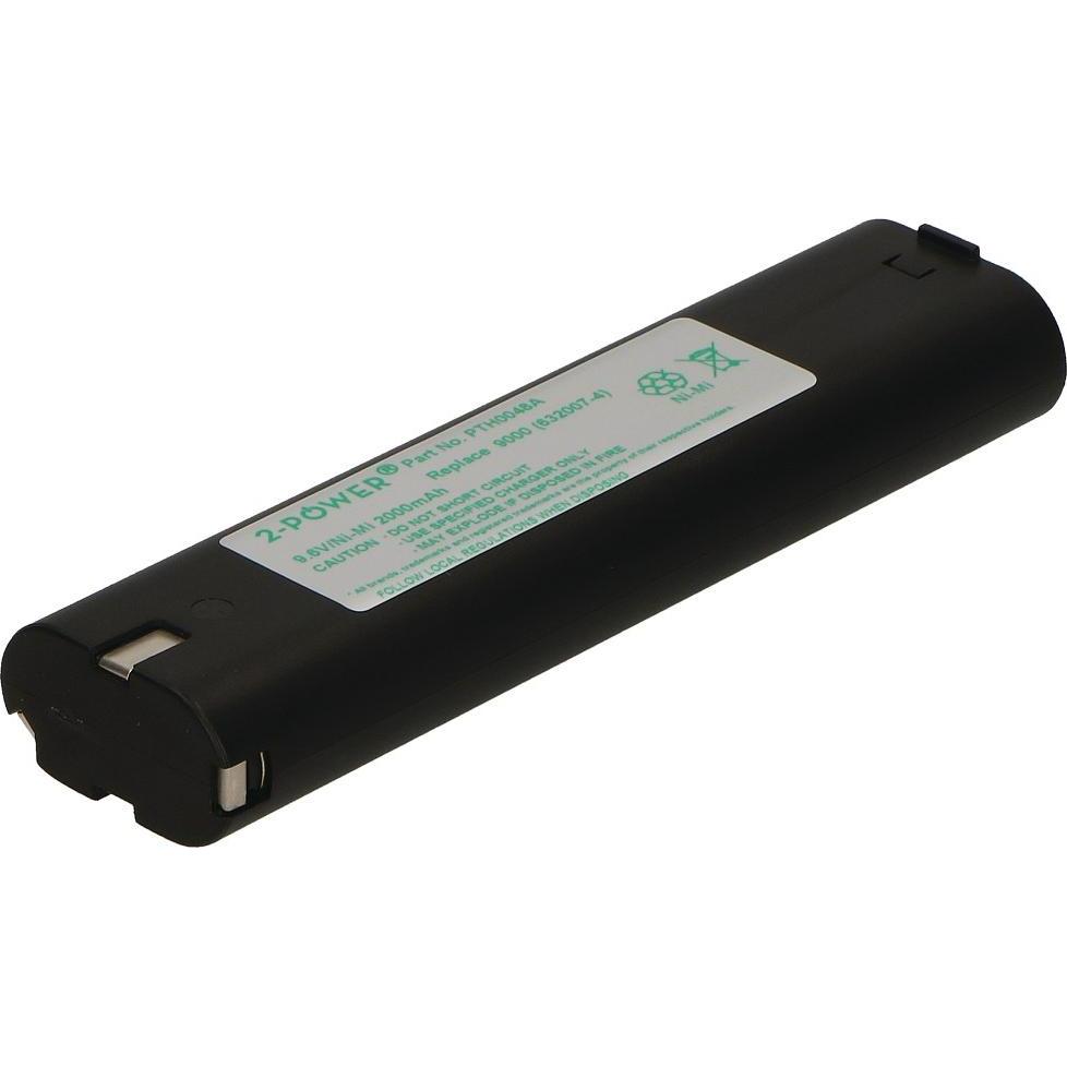 2-Power, Batteria + Caricatore, Batteria per elettroutensili 9.6V 2000mAh (9.6 V)