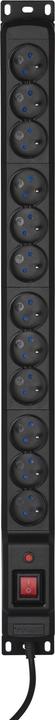 Activejet COMBO 12er Steckdosenleiste 5m schwarz (12 x, CEE 7/5, 5 m)