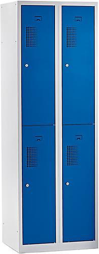Actual product image eurokraft basic Locker, 4 compartments, width 600 mm (60 cm, 180 cm)