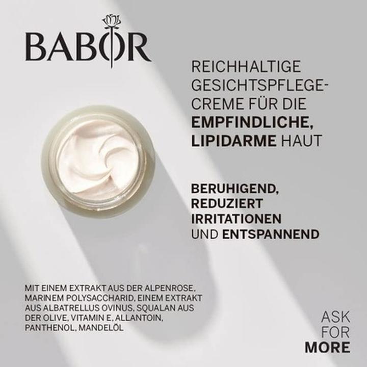 Immagine prodotto Babor SKINOVAGE - Crema calmante ricca di pelle sensibile (50 ml, Crema 24h)