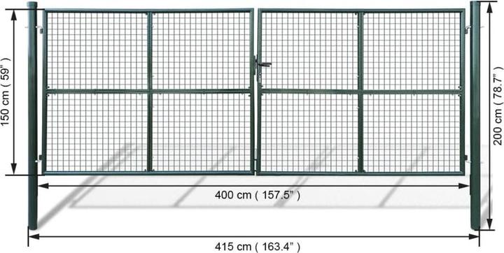 Actual product image vidaXL Mete