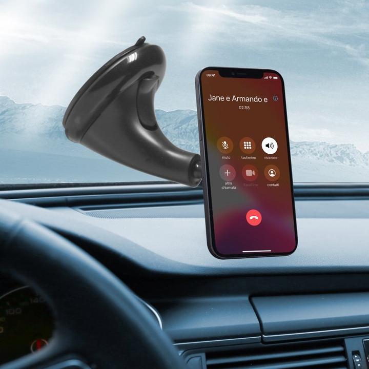 Actual product image SBS Magnetic car holder with Wide Line suction cup