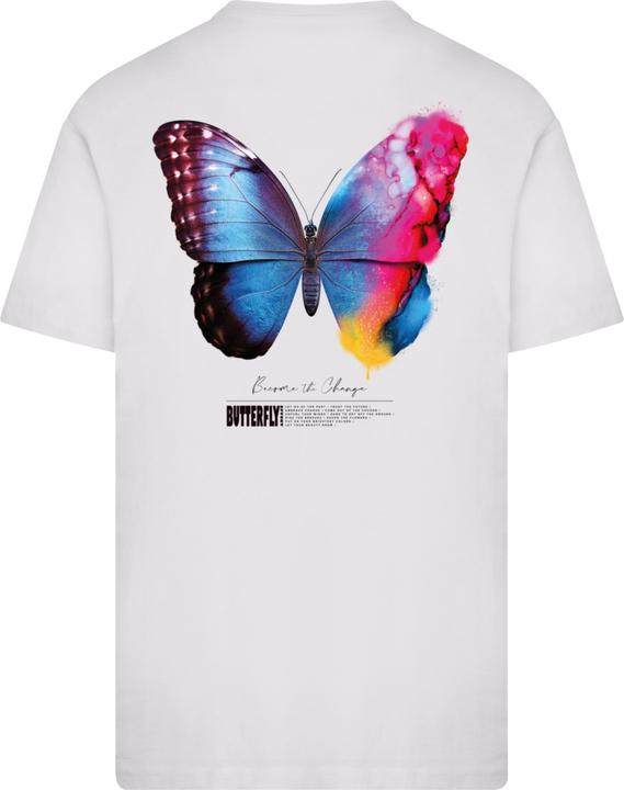 Produktbild Mister Tee Become the Change Butterfly 2.0 Tee - 131381 (S)