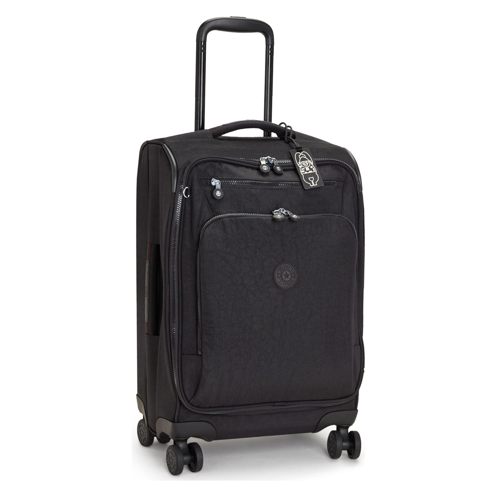 Kipling, Koffer, Nieuwe Youri Spin S, Zwart, (33 l)