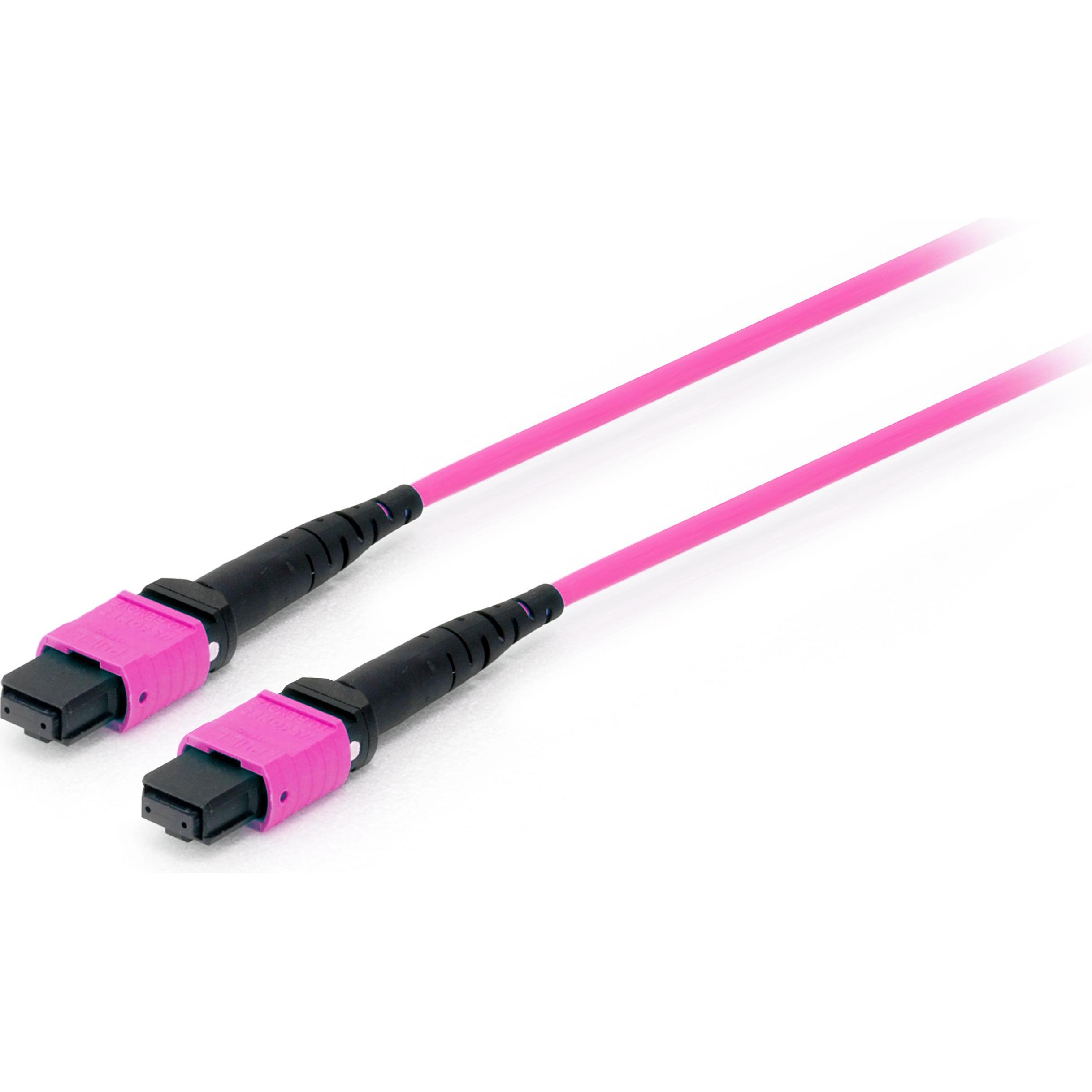equip LWL Patchkabel MTP->MTP Multimode OM4 aqua (CAT7, 10 m), Netzwerkkabel