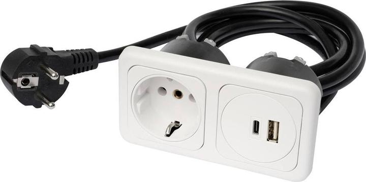 Produktbild Inprojal Elektrosysteme 9016-118.81 Einbau-Steckdose mit USB-C®, mit USB-Ladeausgang, Power Deliver