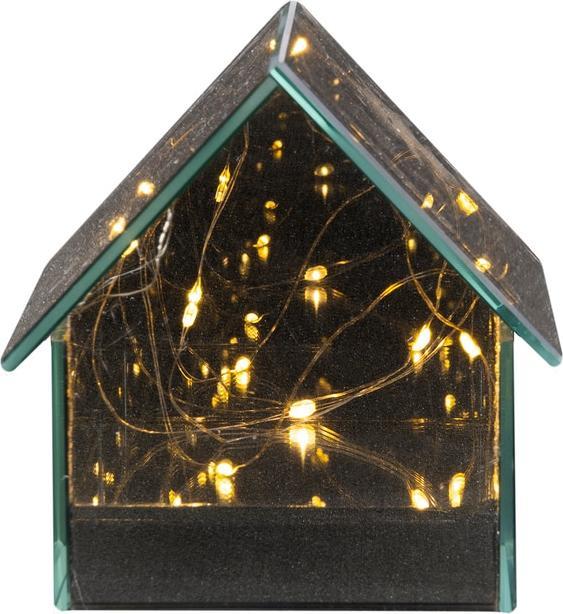 Actual product image MICA Living Haus mit 10 LEDs - ca. 12 x 11 x 11,5 cm