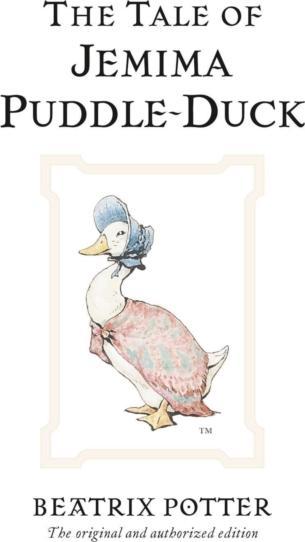 Produktbild The Tale of Jemima Puddle-Duck (Englisch, Beatrix Potter, 2002)