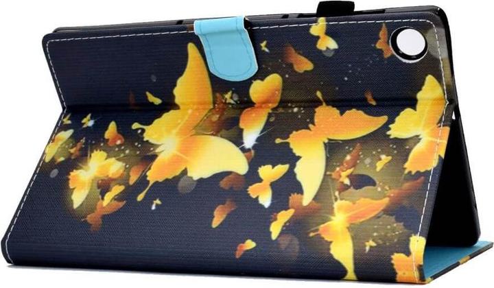 Actual product image Cover-Discount Galaxy Tab A9 - Protective cover butterfly gold (Galaxy Tab A9)