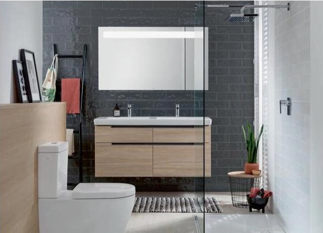 Immagine prodotto Villeroy & Boch Mobile V&B doppio lavabo SUBWAY 2.0 1300x470mm, con ÜL bianco (470 mm, 1300 mm)