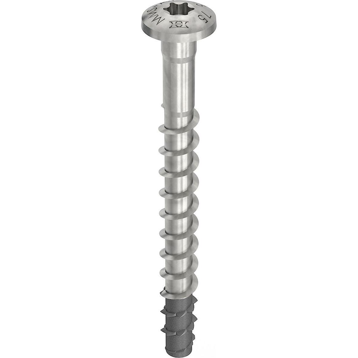 Heco, Schrauben, MMS plus P Schraubanker 7,5x40 T30 Multi-Monti Betonschraube, Edelstahl A4 (50 Schrauben pro Stück)