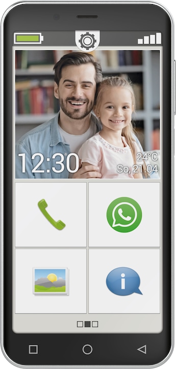 Emporia Smart 4 (32 Go, Noir, 5", SIM simple, 13 Mpx, 4G)