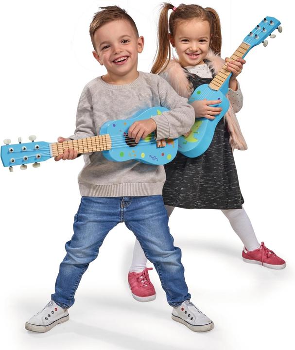 Actual product image Eichhorn Music wooden guitar (German, French, English, Italian)