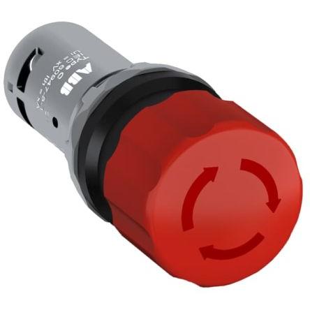ABB Compact Not-Aus-Schalter, Rot 2 Öffner Drehfreigabe, Taster + Schalter, Rot