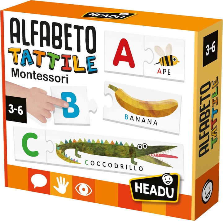 Actual product image Sombo IT Montessori Alfabeto Tattile (Italian)