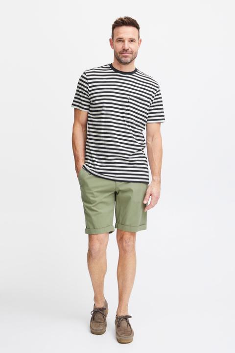 Actual product image FQ1924 FQTom SS stripe linnen blend tee 21900649 (3XL)