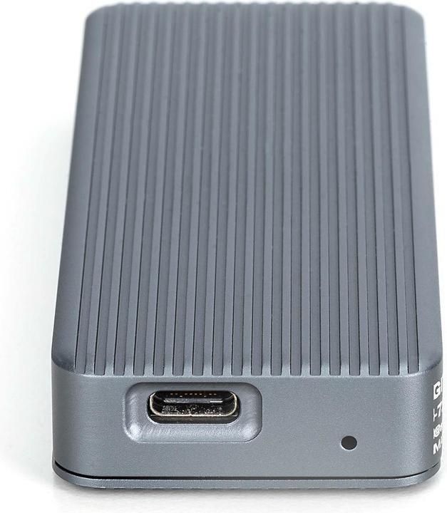 Actual product image Digitus USB M.2 hard disk enclosure, SSD, external, NVMe, 20Gbps, USB 3.2 Gen2x2, aluminum, incl. mounting (M.2 2230, M.2 2242, M.2 2260, M.2 2280)