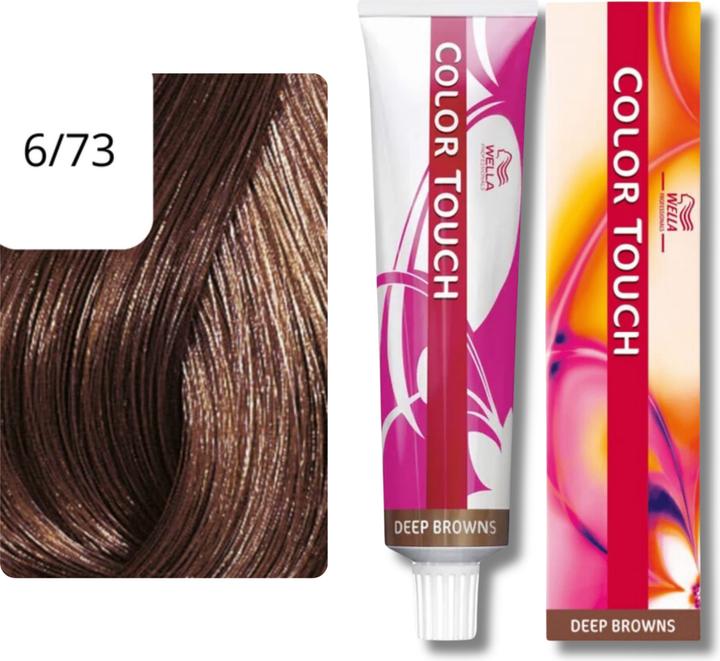 Immagine prodotto Wella Tocco di colore Marroni profondi (6/73 biondo scuro marrone-oro)