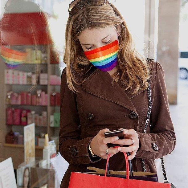 Produktbild Novidarte OP-Maske Regenbogen/Rainbow (50 x)