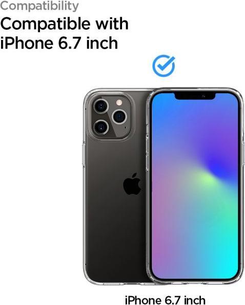 Actual product image Spigen AGL01468 Screen Protector Film Clear Screen Protector Film Apple 1 piece(s) (1 pcs., Apple iPhone 12 Pro Max)