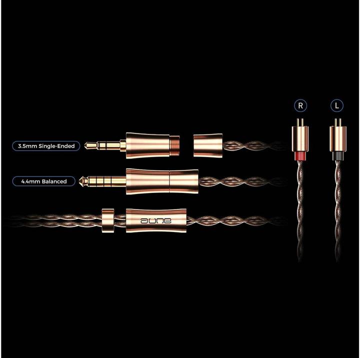 Actual product image Aune AC55 (No noise cancellation, Cable)