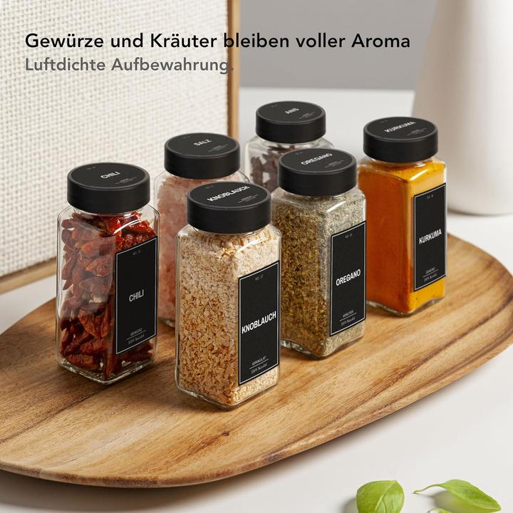 Actual product image Greeano Gewürzgläser Set (0.12 l)
