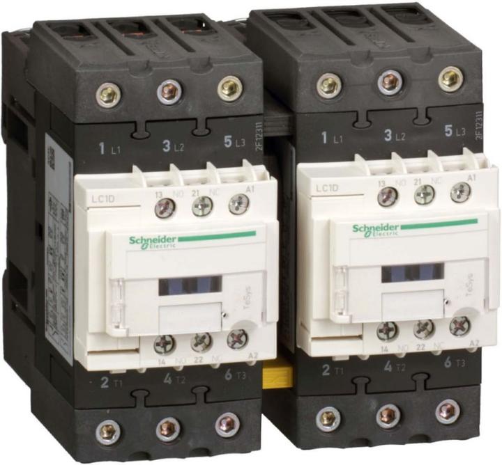 Actual product image Schneider Electric Reversing contactor combination, 3p+1S+1Ö, LC2D50AFE7