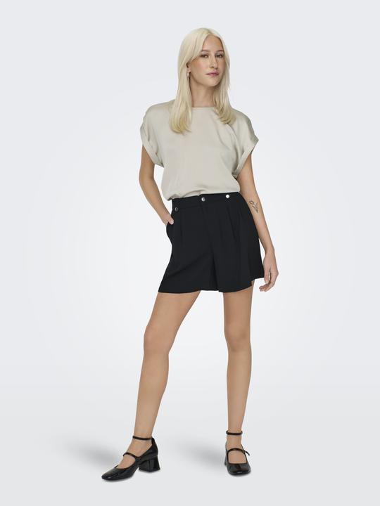 Produktbild Only Normal geschnitten Rundhals Umgeschlagene Ärmelbündchen Top Top (XS)